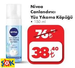 NİVEA CANLANDIRICI YÜZ YIKAMA KÖPÜĞÜ • 150 ML NİVEA CANLANDIRICI YÜZ YIKAMA KÖPÜĞÜ • 150 ML